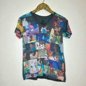 Disney Classics Graphic V-Neck Tee S